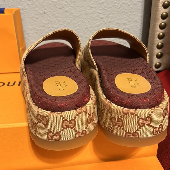 Gucci slides GG Canvas size 37 (7) - Picture 6 of 10